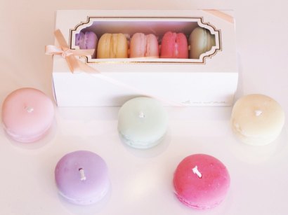 Macaron soy candles by Malee by Nature; image copyright Malee by Nature